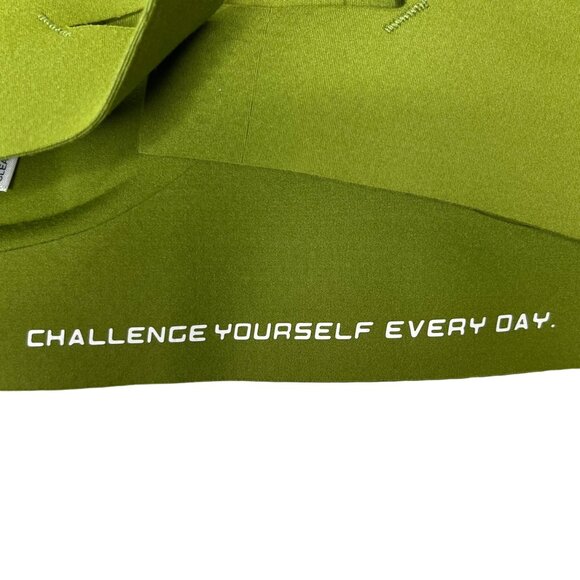 Firm Abs Racerback Sports Bra Womens XS Olive Green New Padded - Picture 7 of 11